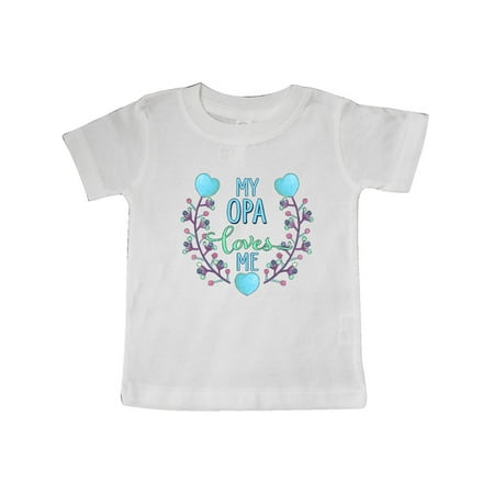 Inktastic My Opa Loves Me with Flowers and Hearts Gift Baby Boy or Baby Girl T-Shirt
Inktastic My Opa Loves Me with Flowers and Hearts Gift Baby Boy or Baby Girl T-Shirt