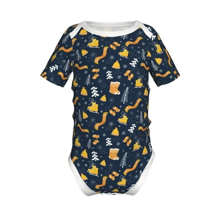 Gaeub Scarf Ski Shoes sock Print Infant Climbing Onesie Toddler Outfit Newborn Baby Bodysuit Baby Boy Girl Clothes -6 Months
Gaeub Scarf Ski Shoes sock Print Infant Climbing Onesie Toddler Outfit Newborn Baby Bodysuit Baby Boy Girl Clothes -6 Months