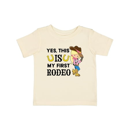 Inktastic Yes This is My First Rodeo- Cowgirl in Hat and Boots Gift Baby Girl T-Shirt
Inktastic Yes This is My First Rodeo- Cowgirl in Hat and Boots Gift Baby Girl T-Shirt