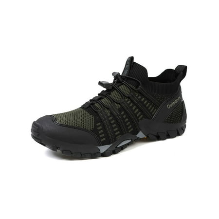 UKAP Mens Hiking Shoes Mesh Wading Shoe Low Top Sneakers Anti Collision Trainers Unisex Athletic Sneaker Drawstring Breathable Olive Green 7.5
UKAP Mens Hiking Shoes Mesh Wading Shoe Low Top Sneakers Anti Collision Trainers Unisex Athletic Sneaker Drawstring Breathable Olive Green 7.5