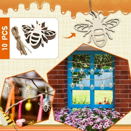 MIARHB Bee Festival Decorations Pendant Creative Style Wooden Beehive Ornaments Bee Crafts Hangs
MIARHB Bee Festival Decorations Pendant Creative Style Wooden Beehive Ornaments Bee Crafts Hangs