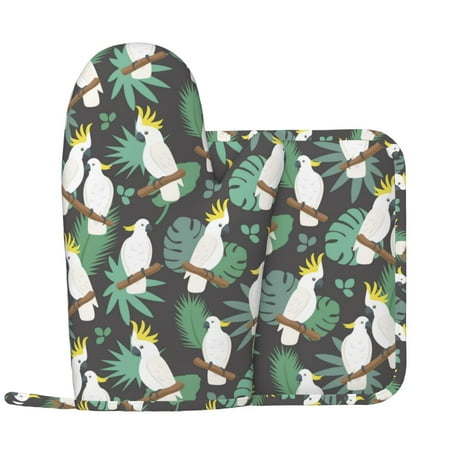 Oven Mitts and Pot Holders Sets Cartoon Cute Cockatoo Parrot Non-Slip Silicone Oven Gloves Potholders Cotton Lining Heat Resistant Gloves Hot Pads for Kitchen Cooking Baking
Oven Mitts and Pot Holders Sets Cartoon Cute Cockatoo Parrot Non-Slip Silicone Oven Gloves Potholders Cotton Lining Heat Resistant Gloves Hot Pads for Kitchen Cooking Baking