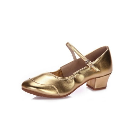 Harsuny Women Social Soft Latin Salsa Dancing Shoe Casual Ankle Strap Practice Comfort Chunky Heel Ballroom Dance Shoes Bright Gold Style A 7
Harsuny Women Social Soft Latin Salsa Dancing Shoe Casual Ankle Strap Practice Comfort Chunky Heel Ballroom Dance Shoes Bright Gold Style A 7