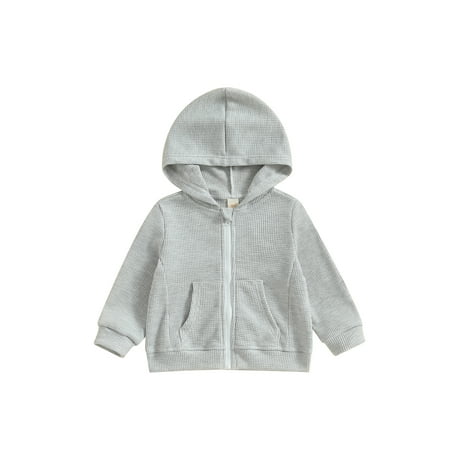 Canrulo Toddler Baby Boys Girls Hoodie Tops Long Sleeve Hooded Zip-up Solid Sweatshirt Jacket Gray 18-24 Months
Canrulo Toddler Baby Boys Girls Hoodie Tops Long Sleeve Hooded Zip-up Solid Sweatshirt Jacket Gray 18-24 Months