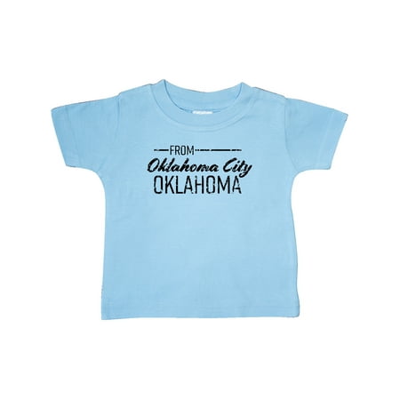 Inktastic From Oklahoma City Oklahoma in Black Distressed Text Gift Baby Boy or Baby Girl T-Shirt
Inktastic From Oklahoma City Oklahoma in Black Distressed Text Gift Baby Boy or Baby Girl T-Shirt