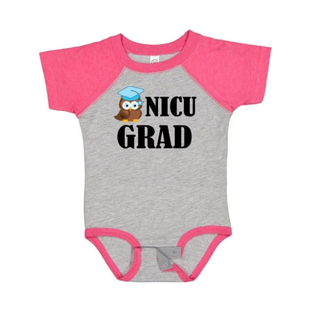 Inktastic NICU Grad Baby Boy Owl Gift Baby Boy Bodysuit