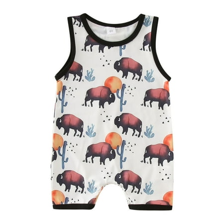 ZRBYWB Toddler Boys Girls Romper Sleeveless Cartoon Print Romper Jumpsuit Clothes Baby Clothing
ZRBYWB Toddler Boys Girls Romper Sleeveless Cartoon Print Romper Jumpsuit Clothes Baby Clothing