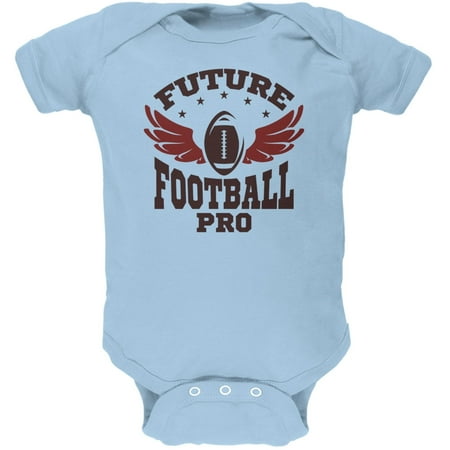 Future Football Pro Light Blue Soft Baby One Piece