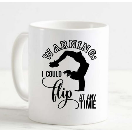 Coffee Mug Warning I Could Flip At Any Time Funny Gymnastics Tricks Sports White Cup Funny Gifts for work office him her
Coffee Mug Warning I Could Flip At Any Time Funny Gymnastics Tricks Sports White Cup Funny Gifts for work office him her