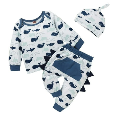 Boys and Girls Spring and Autumn Long Sleeve Pants Creeper Suit Small Animal Print Creeper Three Piece Set with Hat
Boys and Girls Spring and Autumn Long Sleeve Pants Creeper Suit Small Animal Print Creeper Three Piece Set with Hat