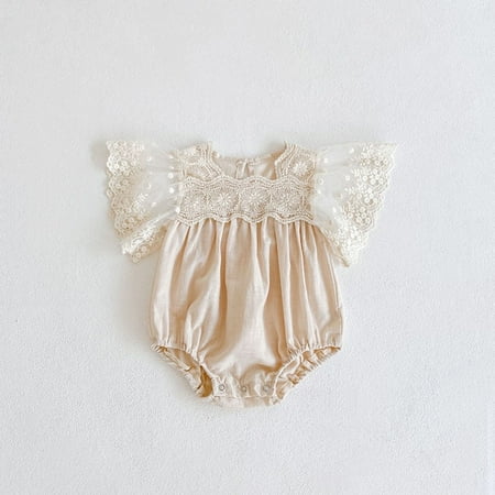 DancePeanut Summer Cotton Linen Rompers Newborn Lace Mesh Vintage Baby Girl Romper Sweet Cute Flying Sleeve Sleeveless Baby Jumpsuit Clothes
DancePeanut Summer Cotton Linen Rompers Newborn Lace Mesh Vintage Baby Girl Romper Sweet Cute Flying Sleeve Sleeveless Baby Jumpsuit Clothes