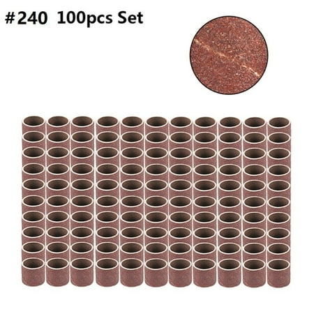 100pcs Sanding Drum Set 80/180/240Grit 12.7mm Sanding Bands Sleeves Rotary Tools
100pcs Sanding Drum Set 80/180/240Grit 12.7mm Sanding Bands Sleeves Rotary Tools