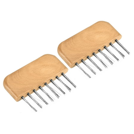 Uxcell Steel Wire Rake Wooden Handle Dust Cleaning Comb Hair Brush Cleaner Silver 2Pcs
Uxcell Steel Wire Rake Wooden Handle Dust Cleaning Comb Hair Brush Cleaner Silver 2Pcs