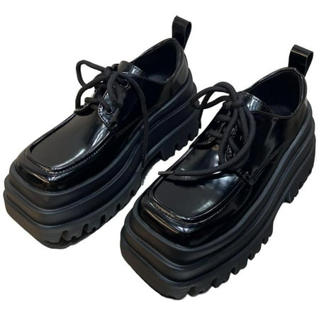 British Style Small Leather Shoes 2023 Spring And Autumn Loafer Shoes Heightened Thick Bottom Platform Shoes Lace-up Shoes
British Style Small Leather Shoes 2023 Spring And Autumn Loafer Shoes Heightened Thick Bottom Platform Shoes Lace-up Shoes