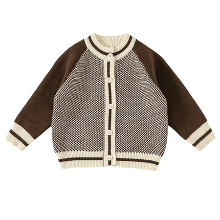 Esaierr Little Boys Cardigan Sweater Buttons Classic Knit Cardigan Jacket Spring Autumn Raglan Sleeve Sweater Coats for Baby Kids 1-8 Years Old
Esaierr Little Boys Cardigan Sweater Buttons Classic Knit Cardigan Jacket Spring Autumn Raglan Sleeve Sweater Coats for Baby Kids 1-8 Years Old