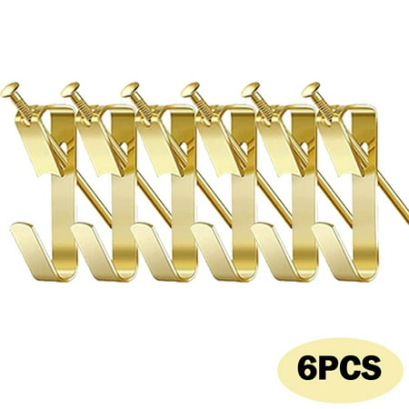 6Pcs Picture Hanging Hooks 30LB Frame Hanging Hooks with Nails Photo Mounted Hooks Heavy Duty Picture Hangers Hardware Kit Wooden Drywall for Home Office Hanging Decoration
6Pcs Picture Hanging Hooks 30LB Frame Hanging Hooks with Nails Photo Mounted Hooks Heavy Duty Picture Hangers Hardware Kit Wooden Drywall for Home Office Hanging Decoration