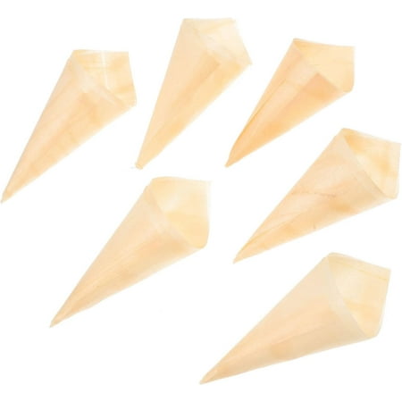 Disposable Wood Cones 30pcs Disposable Wood Tasting Cone Wood Ice Cream Cones Cups Party Candy Cones Food Cones for Appetizers Food Home Parties Catered Events Buffets 18X7CM Ice Cream Cups
Disposable Wood Cones 30pcs Disposable Wood Tasting Cone Wood Ice Cream Cones Cups Party Candy Cones Food Cones for Appetizers Food Home Parties Catered Events Buffets 18X7CM Ice Cream Cups