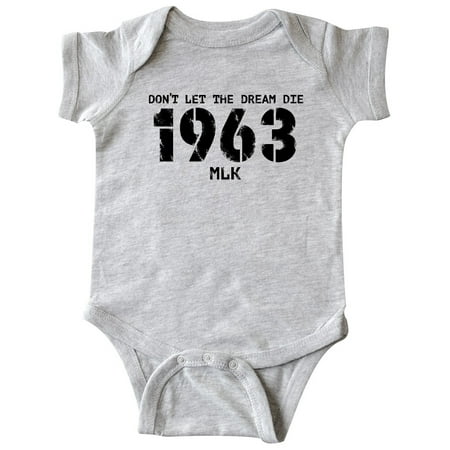 Inktastic Don t Let the Dream Die 1963 MLK Gift Baby Boy or Baby Girl Bodysuit
Inktastic Don t Let the Dream Die 1963 MLK Gift Baby Boy or Baby Girl Bodysuit
