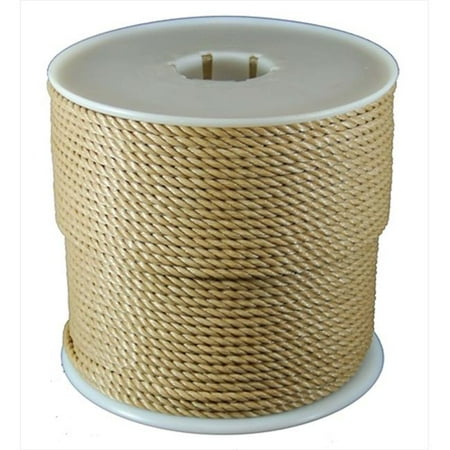 T.W. Evans Cordage 43710 .25 in. x 600 ft. Twisted Polypro in Brown