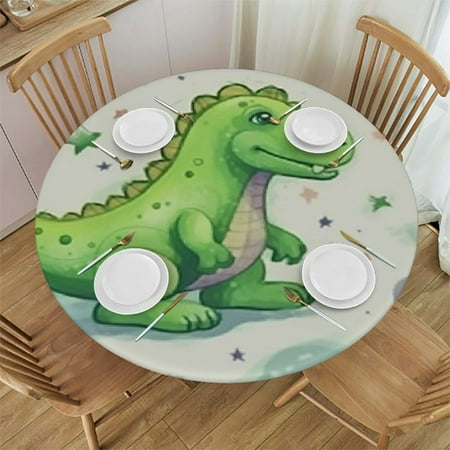 Tllo0ord Children s Round Fitted Polyester Tablecloth Cute Green Dinosaur Elastic Edge Home Decor Tablecloths Erasable Washable Fabric Table Cover for Holiday Birthday Party 38-42
Tllo0ord Children s Round Fitted Polyester Tablecloth Cute Green Dinosaur Elastic Edge Home Decor Tablecloths Erasable Washable Fabric Table Cover for Holiday Birthday Party 38-42