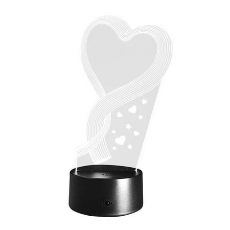 1pc Acrylic Night Light LED Desk Light Night Colorful Table Night Light Heart Shape Design for Valentine s Day Gift (Black Base + Colorful Night)
1pc Acrylic Night Light LED Desk Light Night Colorful Table Night Light Heart Shape Design for Valentine s Day Gift (Black Base + Colorful Night)