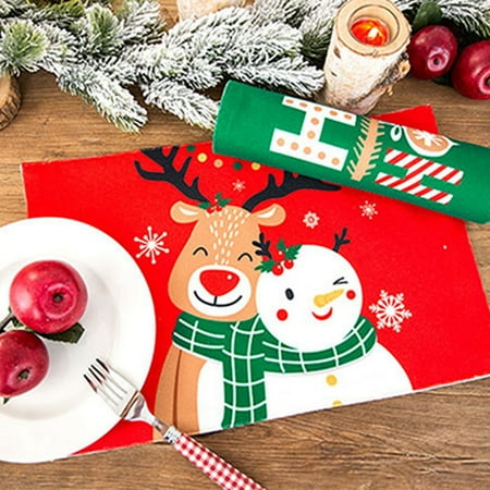 Beechoice Christmas Placemats Winter Place Mats for Christmas Holiday Party Decoration Table Centerpieces for Kitchen Dining Easy to Clean Xmas Gifts
Beechoice Christmas Placemats Winter Place Mats for Christmas Holiday Party Decoration Table Centerpieces for Kitchen Dining Easy to Clean Xmas Gifts