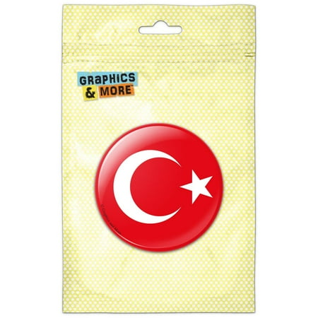 Turkey National Country Flag Refrigerator Button Magnet