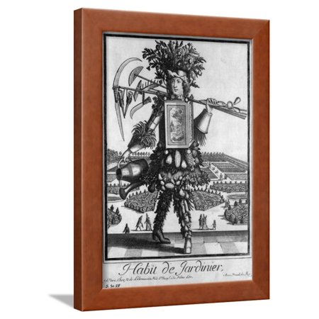 Allegory of Gardening Framed Print Wall Art