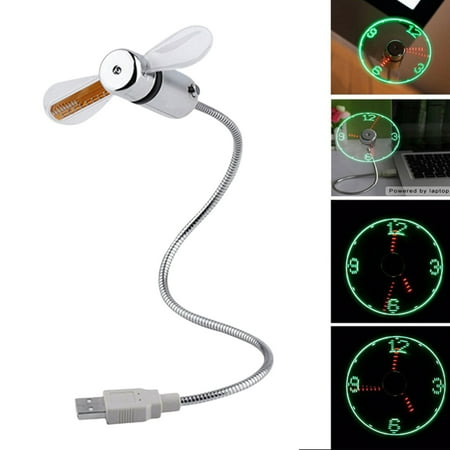 harmtty LED Fan USB Operated Plug And Play Adjustable Low Noise Auto Memory Time Display High Speed Laptop Mini Digital Clock Fan for Office Silver
harmtty LED Fan USB Operated Plug And Play Adjustable Low Noise Auto Memory Time Display High Speed Laptop Mini Digital Clock Fan for Office Silver