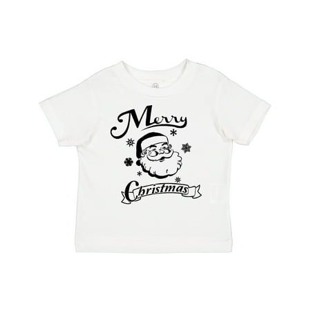 Inktastic Merry Christmas! Santa Gift Toddler Boy or Toddler Girl T-Shirt