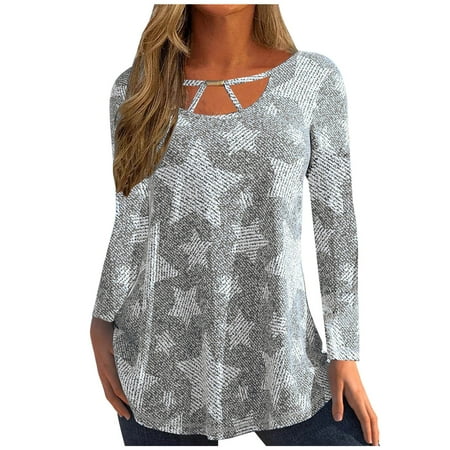 2022 2023 HTNBO Womens Casual Long Sleeve Loose Fit Tops Star Printed Round Neck Shirts Crop Tops Trendy Seasonal Fashion
2022 2023 HTNBO Womens Casual Long Sleeve Loose Fit Tops Star Printed Round Neck Shirts Crop Tops Trendy Seasonal Fashion