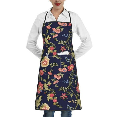 Rocae Flower for Kitchen Aprons for Women Adjustable Cooking Kitchen Chef Apron for Men with Pockets
Rocae Flower for Kitchen Aprons for Women Adjustable Cooking Kitchen Chef Apron for Men with Pockets