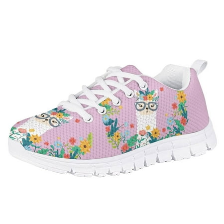 Pzuqiu Floral Alpaca Girls Sneakers Size 13 Lightweight Breathable Running Shoes Little Kids Outdoor Sports Shoes Casual Flat Walking Shoes
Pzuqiu Floral Alpaca Girls Sneakers Size 13 Lightweight Breathable Running Shoes Little Kids Outdoor Sports Shoes Casual Flat Walking Shoes