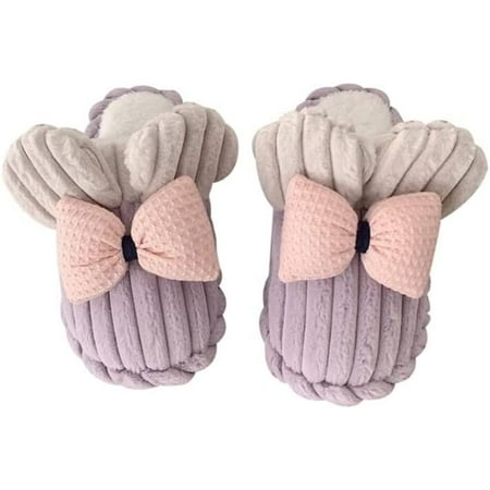 PIKADINGNIS Women s Fuzzy Slippers with Bow and Memory Foam Warm House Slippers Cute Slippers
PIKADINGNIS Women s Fuzzy Slippers with Bow and Memory Foam Warm House Slippers Cute Slippers