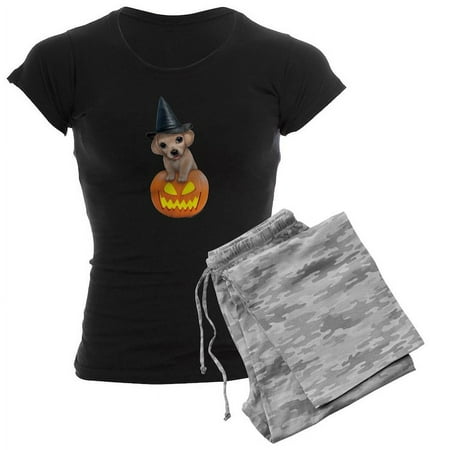 CafePress - PD Moreno s Halloween Puppy - Women s Dark Pajamas
