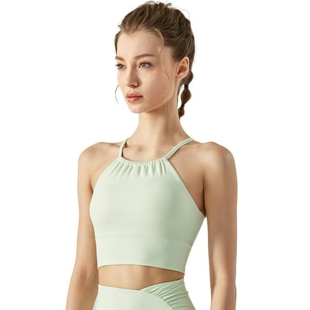 fanshao Yoga Bra Breathable Gather Padded Shockproof Solid Color Push Up Front Pleated High Elasticity Yoga Sports Vest for Gym
fanshao Yoga Bra Breathable Gather Padded Shockproof Solid Color Push Up Front Pleated High Elasticity Yoga Sports Vest for Gym