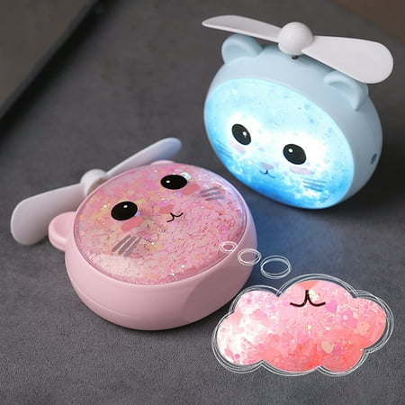 Hesroicy Mini Handheld Cartoon Animal USB Rechargeable Quicksand Night Light Cooling Fan
Hesroicy Mini Handheld Cartoon Animal USB Rechargeable Quicksand Night Light Cooling Fan