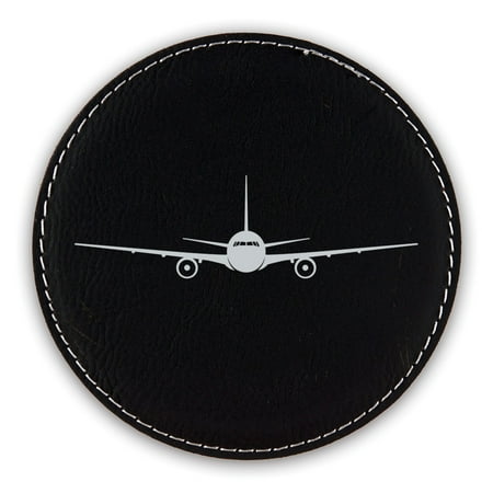767 Coaster Laser Engraved Leatherette - Round Coasters - Many Colors - Single / Coasters Sets - aircraft 7x7
767 Coaster Laser Engraved Leatherette - Round Coasters - Many Colors - Single / Coasters Sets - aircraft 7x7