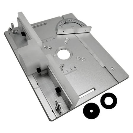 Router Table Insert Plate W/Miter Gauge for Woodworking Table Saw Multifunctional Trimmer Engraving Machine A
Router Table Insert Plate W/Miter Gauge for Woodworking Table Saw Multifunctional Trimmer Engraving Machine A