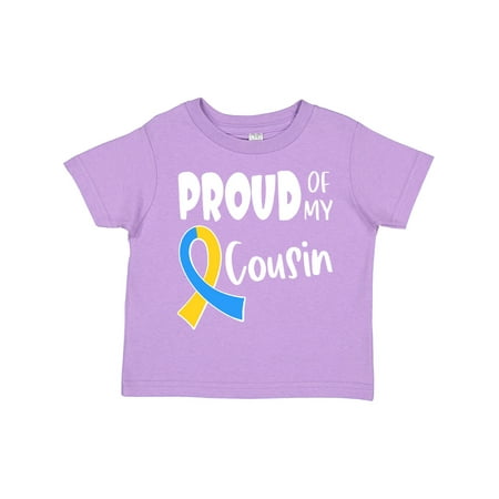 Inktastic Proud of My Cousin Down Syndrome Awareness Gift Toddler Boy or Toddler Girl T-Shirt
Inktastic Proud of My Cousin Down Syndrome Awareness Gift Toddler Boy or Toddler Girl T-Shirt