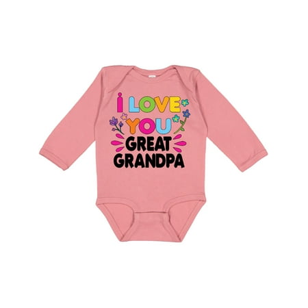 Inktastic I Love You Great Grandpa with Flowers Gift Baby Girl Long Sleeve Bodysuit
Inktastic I Love You Great Grandpa with Flowers Gift Baby Girl Long Sleeve Bodysuit