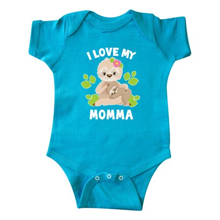 Inktastic Cute Sloth I Love My Momma with Green Leaves Gift Baby Boy or Baby Girl Bodysuit
Inktastic Cute Sloth I Love My Momma with Green Leaves Gift Baby Boy or Baby Girl Bodysuit
