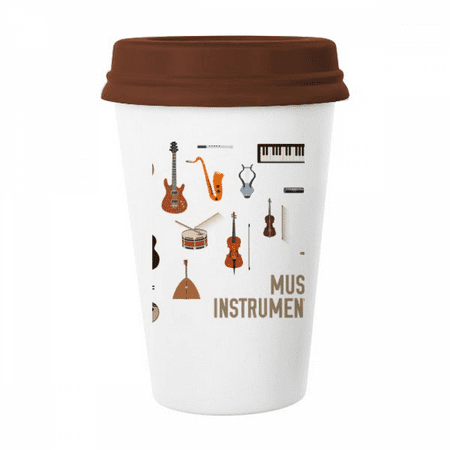Music Instruments Combination Pattern Mug Coffee Drinking Glass Pottery Cerac Cup Lid
Music Instruments Combination Pattern Mug Coffee Drinking Glass Pottery Cerac Cup Lid