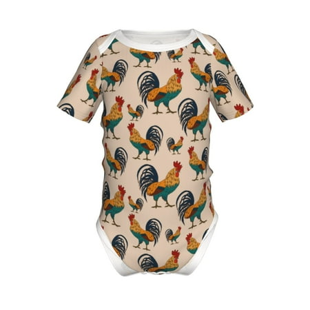 Adobk Rooster Print Baby Climbing Clothes Jumpsuit Rompers Classic Rompers Child Short sleeve Bodysuits-9M
Adobk Rooster Print Baby Climbing Clothes Jumpsuit Rompers Classic Rompers Child Short sleeve Bodysuits-9M