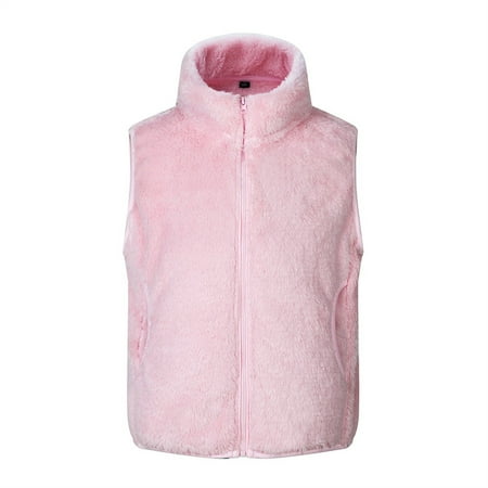 EHTMSAK Toddler Child Boy Girl Zip Up Vest Infant Baby Fall Winter Fleece Sleeveless Jackets Thicken Hooded Outerwear Pink 150
EHTMSAK Toddler Child Boy Girl Zip Up Vest Infant Baby Fall Winter Fleece Sleeveless Jackets Thicken Hooded Outerwear Pink 150