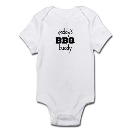 CafePress - Daddys BBQ Buddy Infant Bodysuit - Baby Light Bodysuit