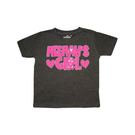 Inktastic Meemaw s Girl Gift Gift Toddler Toddler Girl T-Shirt