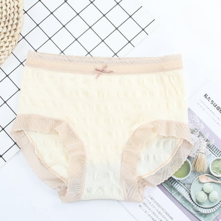 DENGDENG Lace Underwear for Women Seamless Low Waist Solid Briefs
DENGDENG Lace Underwear for Women Seamless Low Waist Solid Briefs