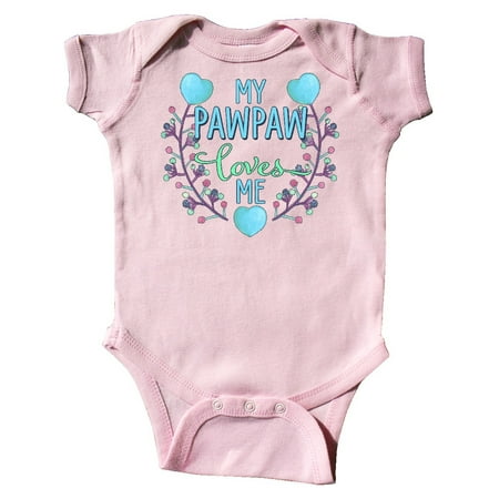 Inktastic My Pawpaw Loves Me with Flowers and Hearts Gift Baby Boy or Baby Girl Bodysuit
Inktastic My Pawpaw Loves Me with Flowers and Hearts Gift Baby Boy or Baby Girl Bodysuit