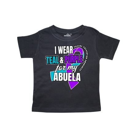 Inktastic Suicide Prevention I Wear Teal and Purple for My Abuela Gift Toddler Boy or Toddler Girl T-Shirt
Inktastic Suicide Prevention I Wear Teal and Purple for My Abuela Gift Toddler Boy or Toddler Girl T-Shirt